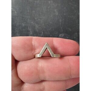 925 Sterling Silver Abstract Ring, Size US 5.75 Vintage